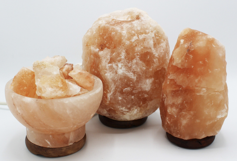 Various products made out of Himalayan Pink Salt