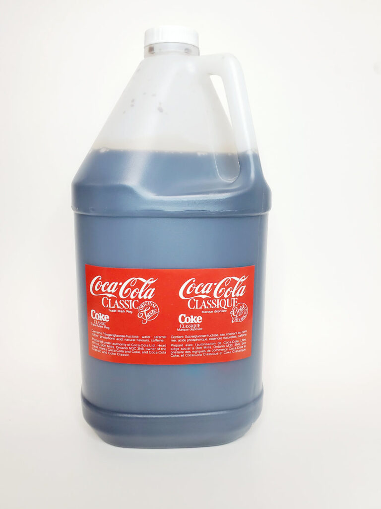 Coca Cola syrup to water ratio